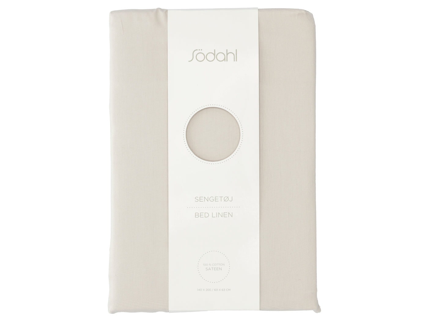 Södahl Sengetøj 140x200 Bonne Nuit Beige