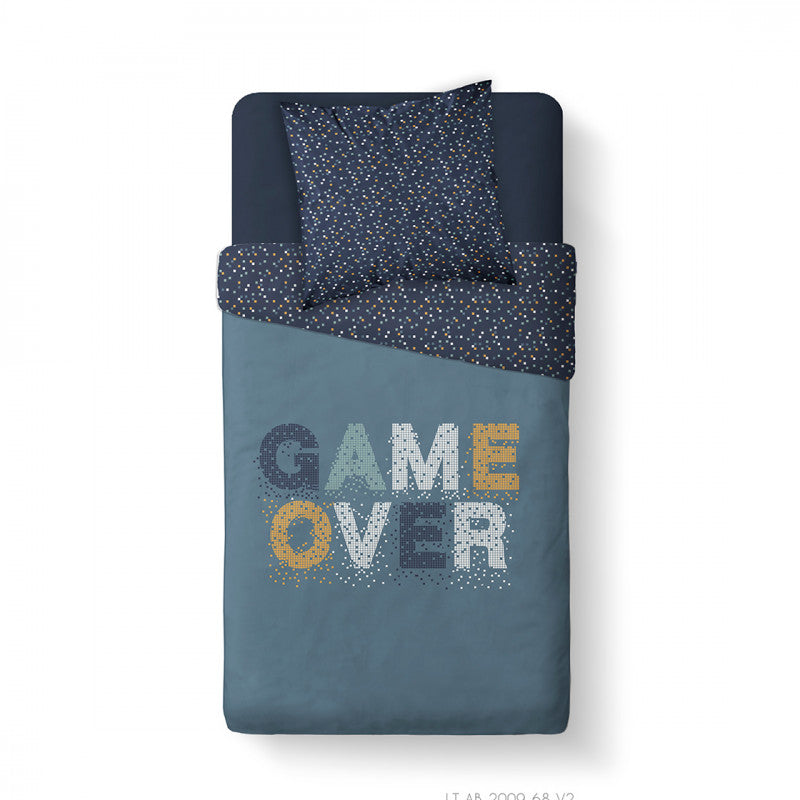 Sengesæt 100% Bomuld -140 x 200 cm - Game Over