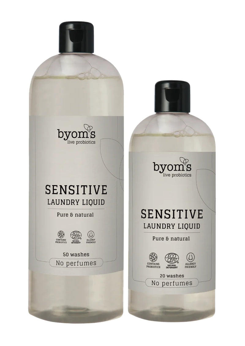 Sensitive probiotic vaskemiddel ecocert ingen parfume 1000 ml