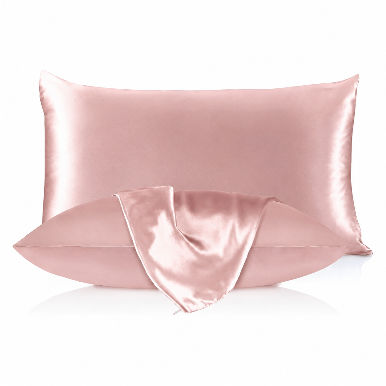 Silke pudebetræk - Rose - 60x63cm - 22 momme